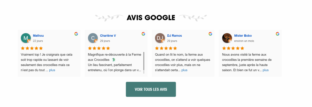 la ferme au crocodile avis