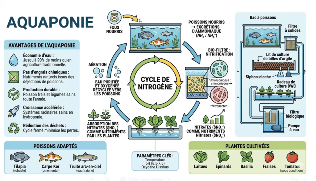 Aquaponie c&rsquo;est quoi ? ( une révolution dans l&rsquo;agriculture ?)