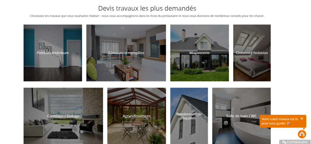 Devis travaux HabitatPresto