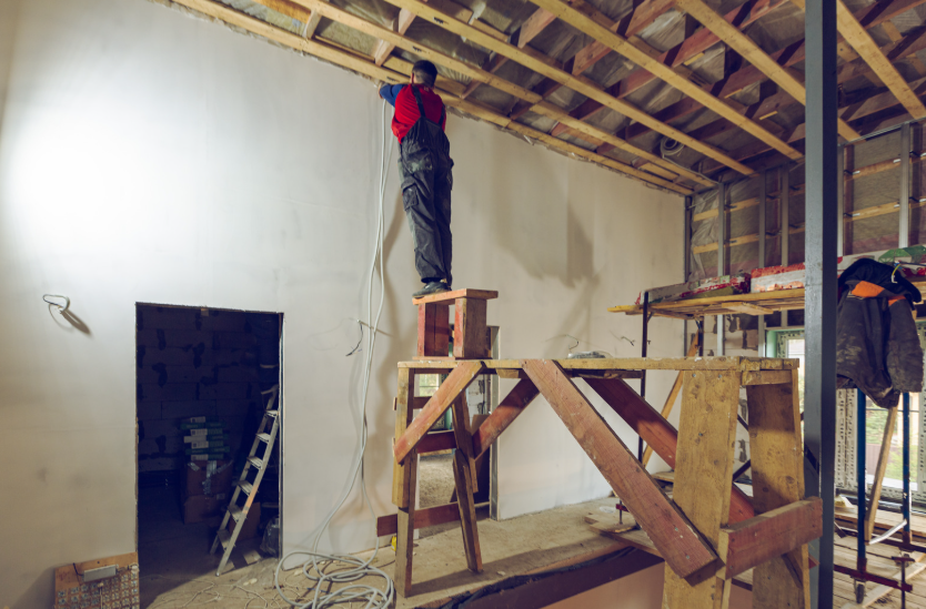 Coffrage placo sans rail