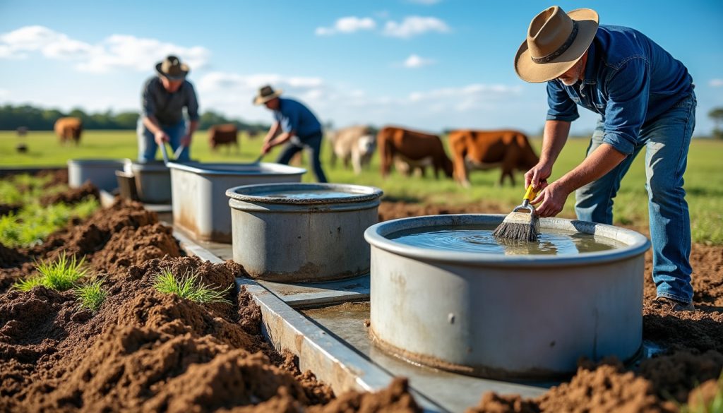 Abreuvoir pour vaches : types, installation et entretien