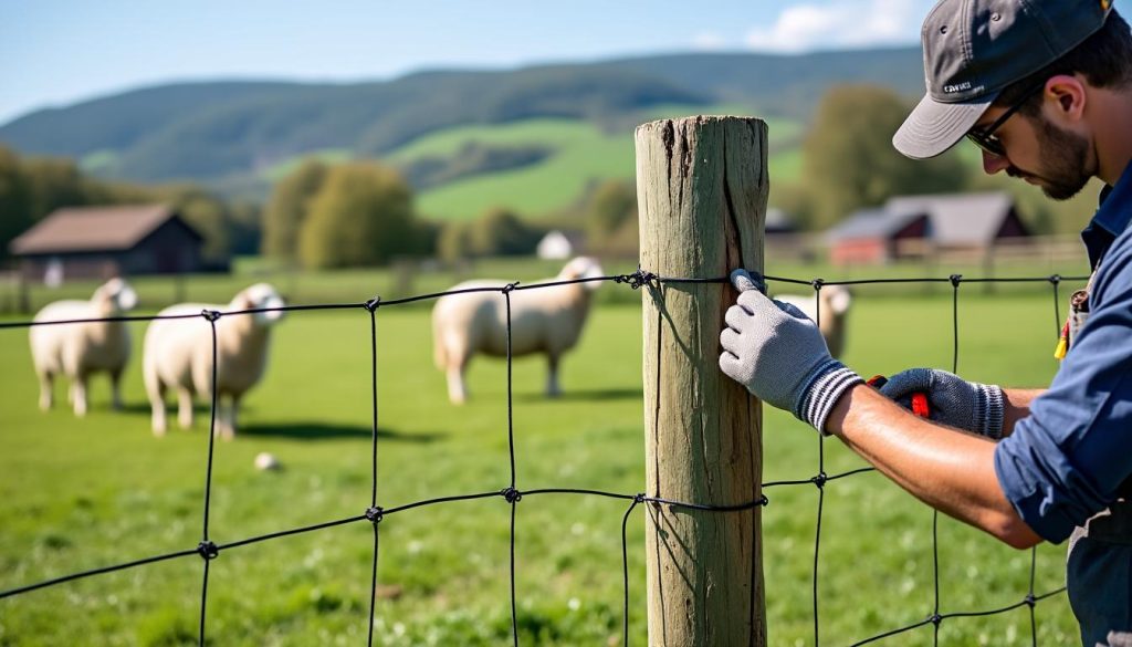 Filet de clôture pour moutons : choix, installation et prix