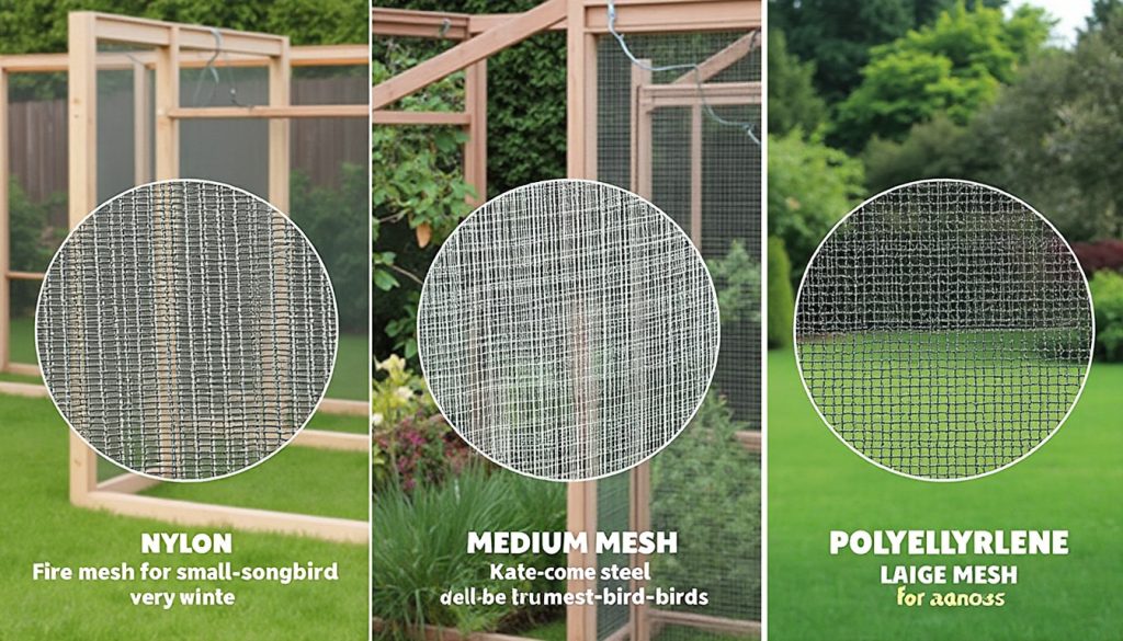Filet pour volière : maille, matériau et pose selon les oiseaux