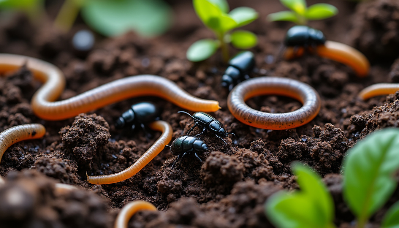 découvrez les dangers des larves de mouches dans le compost et apprenez les solutions efficaces pour les éliminer et maintenir un compost sain.