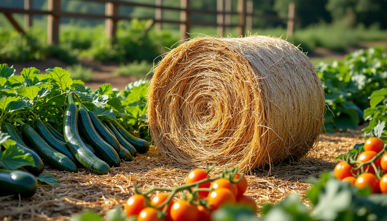 découvrez comment utiliser et stocker efficacement un ballot de paille au potager et au poulailler pour protéger vos cultures et offrir un habitat confortable à vos poules.