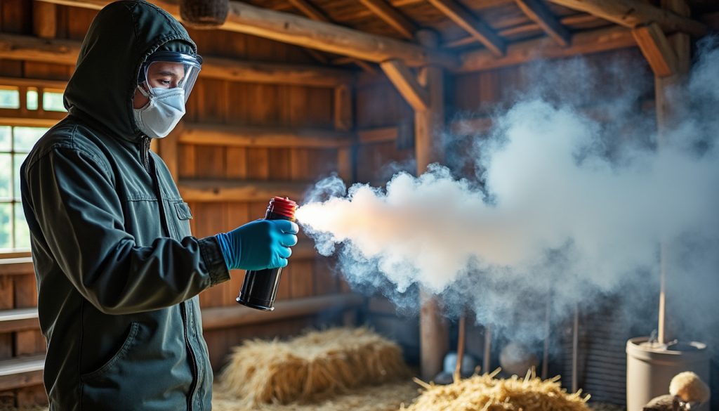 découvrez comment utiliser efficacement un fumigène insecticide pour poulailler et grange grâce à notre mode d'emploi détaillé, assurant une protection optimale contre les insectes.