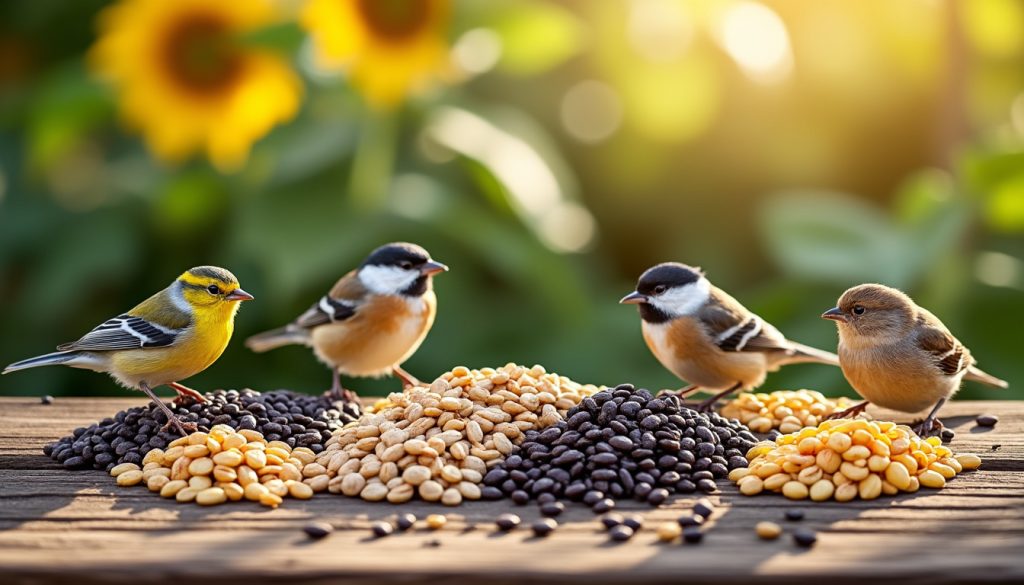 Graines de tournesol pour oiseaux : lesquelles choisir