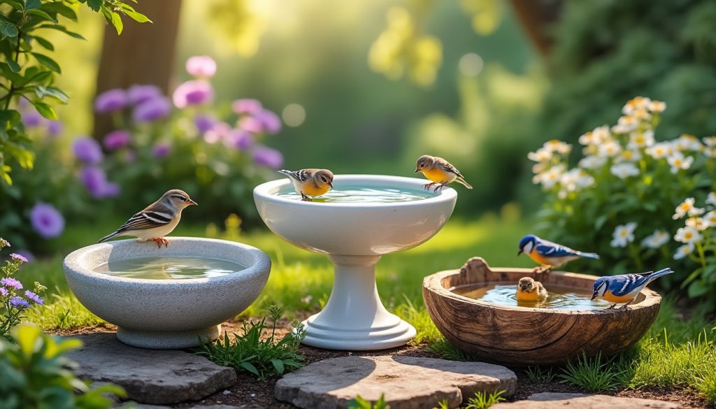 découvrez nos conseils pour choisir, entretenir et bien placer un abreuvoir pour oiseaux extérieur afin d'attirer et d'aider les oiseaux dans votre jardin.
