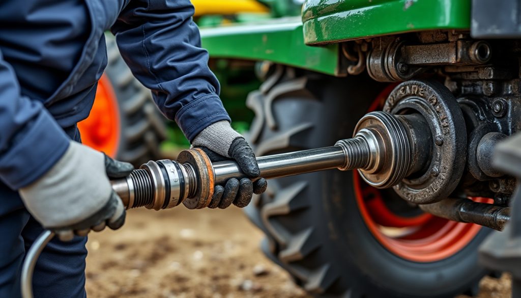 Cardan agricole pour tracteur : entretien, réglage et remplacement