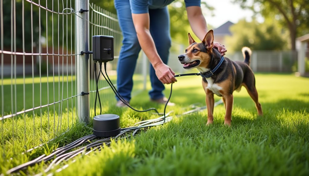Clôture électrique pour chien : installation, réglage et sécurité