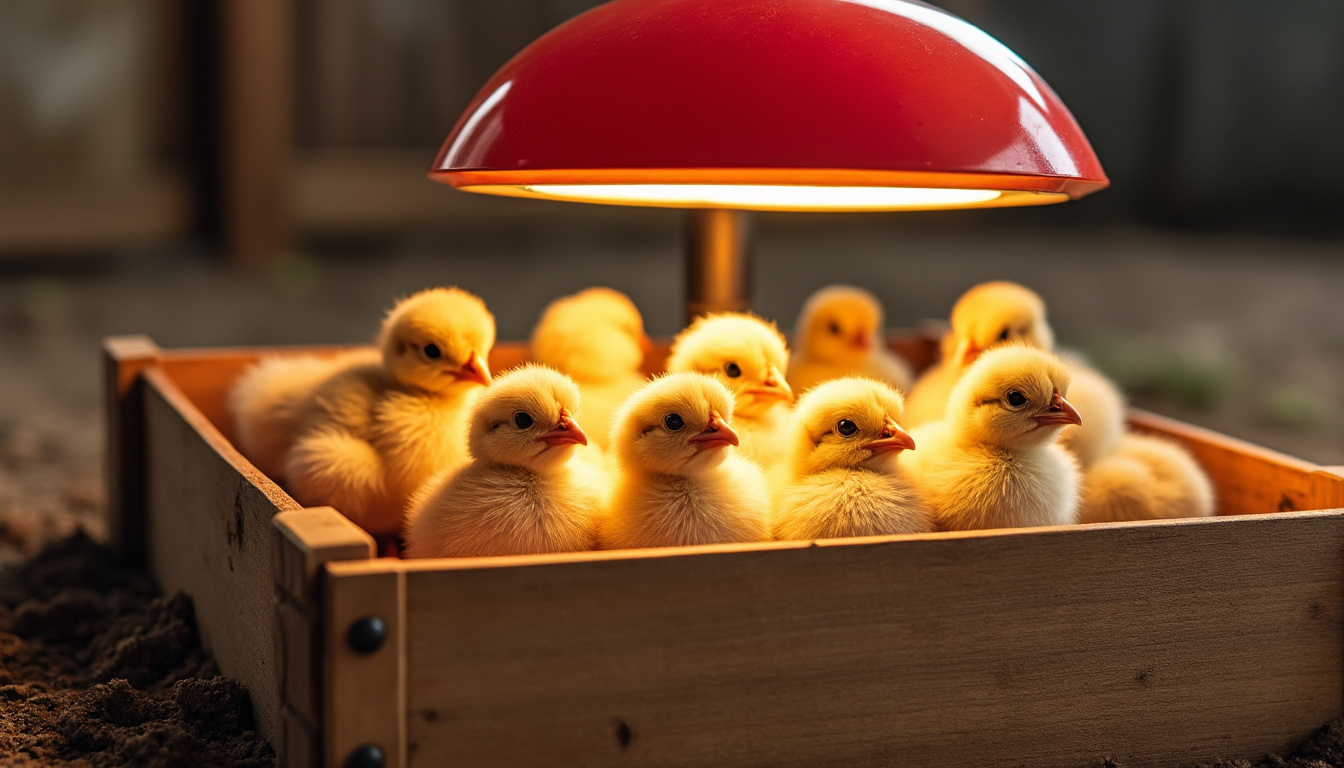 découvrez notre lampe chauffante pour poussins, alliant puissance optimale et installation facile pour garantir chaleur et confort à vos petits oiseaux.