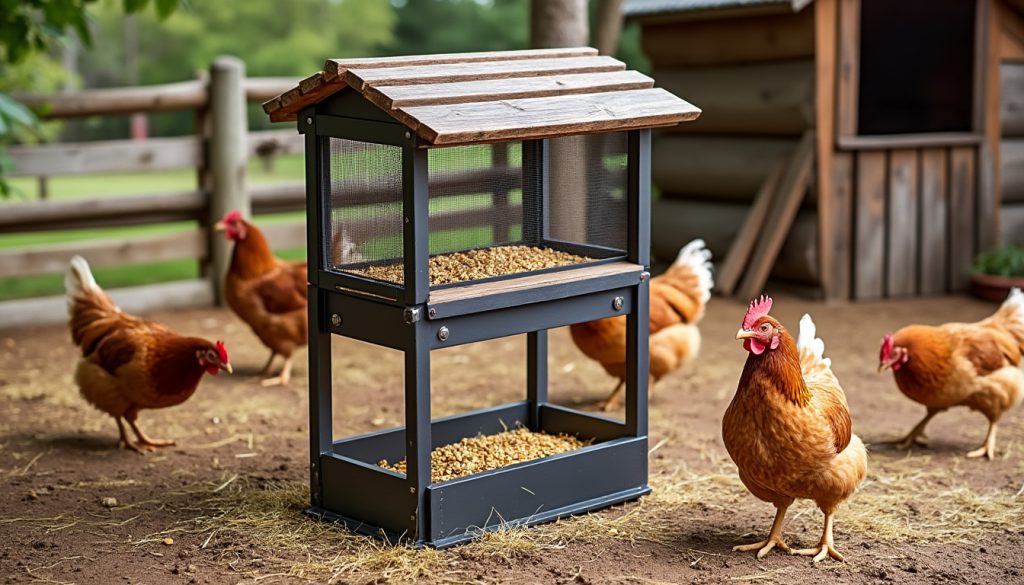 Mangeoire anti-nuisibles pour poules : quel modèle choisir ?