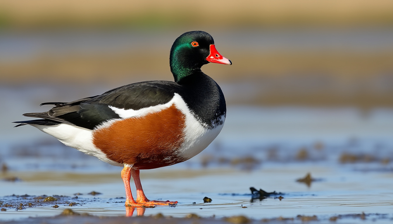 découvrez tout sur la tadorne de belon : son élevage, son habitat naturel et ses habitudes alimentaires pour mieux connaître cet oiseau remarquable.