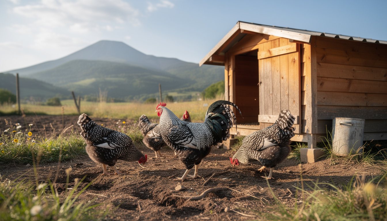 découvrez l’appenzelloise, une race de poule à huppe dressée : origine, caractère, conseils d’élevage et particularités de cette volaille.