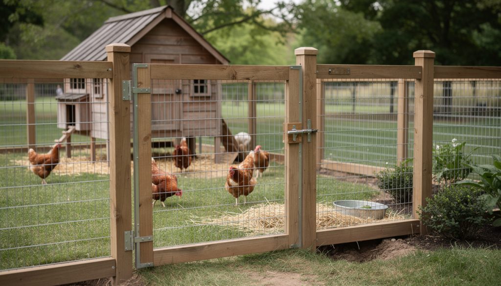 Filet de clôture pour poules : quel grillage et quelle hauteur ?